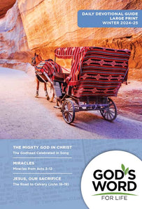 Adult Daily Devotional Guide Winter 2025 (Large Print)