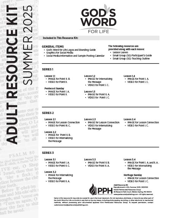 Adult Ministry Resource Kit (Digital) Summer 2025
