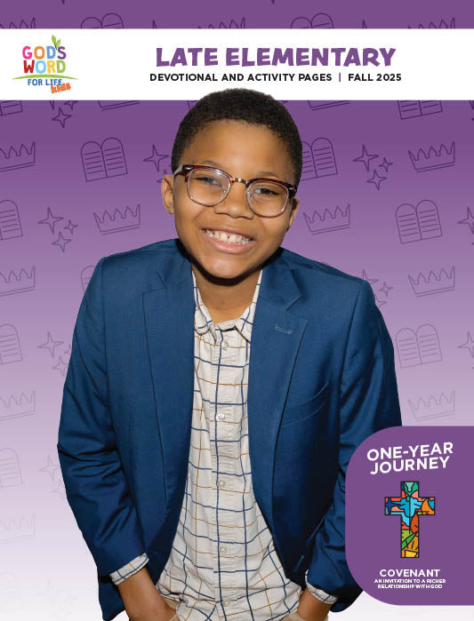 Late Elementary Devotional and Activity Pages Fall 2025
