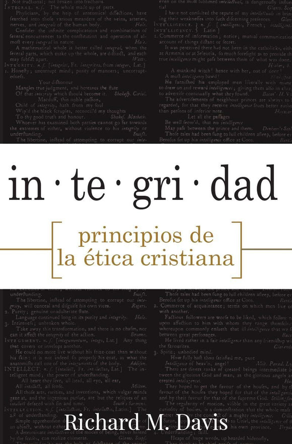 Integrity Principles of Christian Ethics (Spanish)