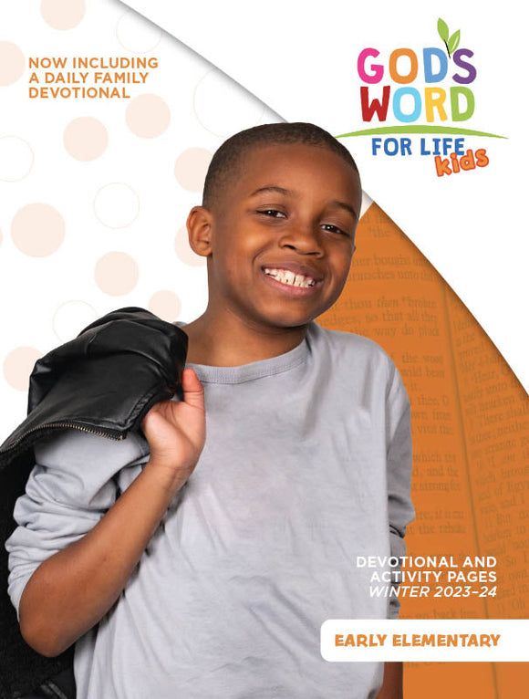 Early Elementary Devotional and  Activity Pages (Digital) Winter 2024 - Pentecostal Publishing House