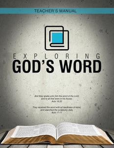 Exploring God's Word Teachers Manual Perfect Bound (Revised)