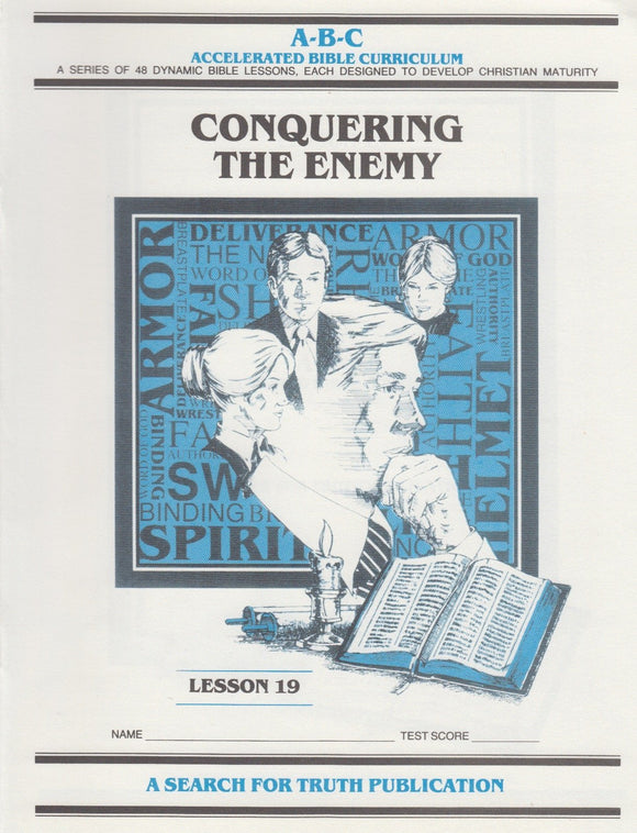 Accelerated Bible Curriculum - Conquering the Enemy - Volume 19